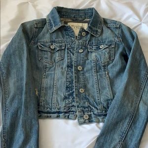 Abercrombie and Fitch Denim Jean Jacket Size Small